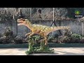 Animatronic Deinonychus Model for Kids for Outdoor for Jurassic Park Adventures in Public Theme Park