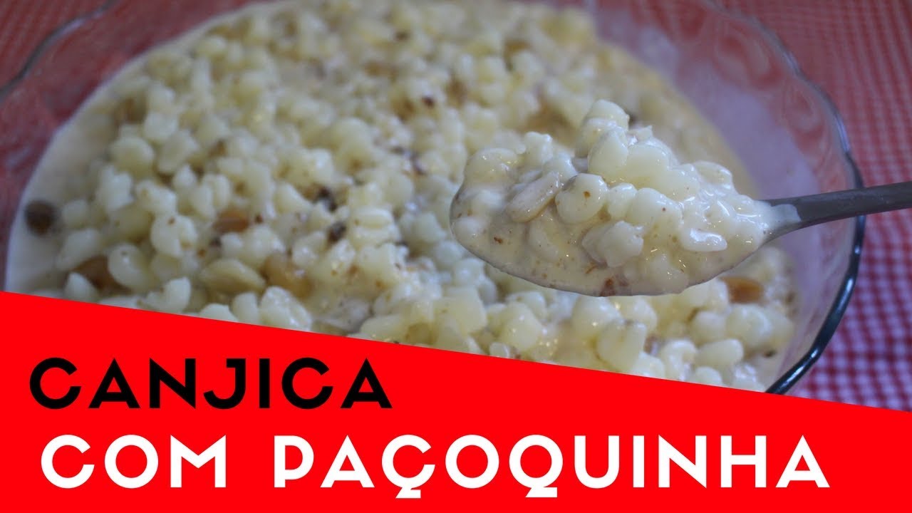 CANJICA (COM PAÇOQUINHA E AMENDOIM)