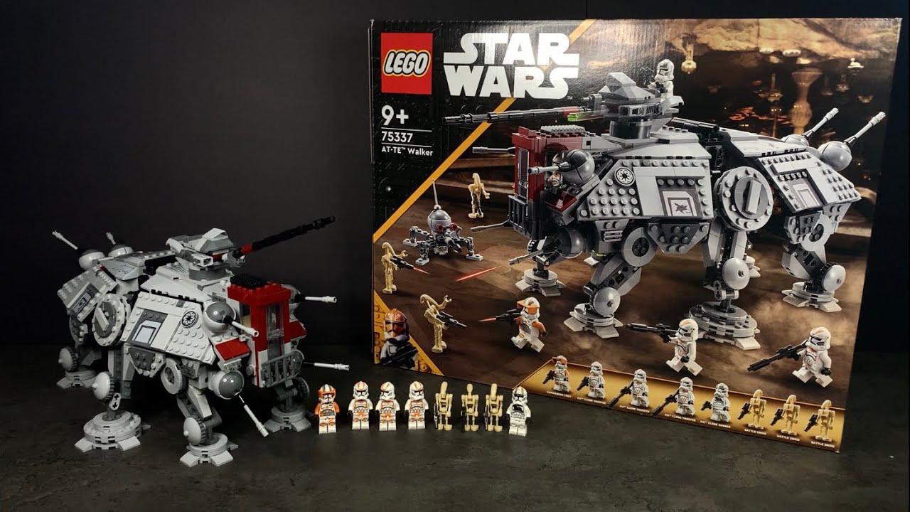 LEGO Star Wars Summer 2022 AT-TE Walker 75337 REVIEW! 