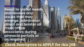 Duty Manager at InterContinental Dubai Marina – Dubai Hotel Jobs – Job Box Today