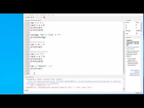 Rechenoperationen in Python - YouTube