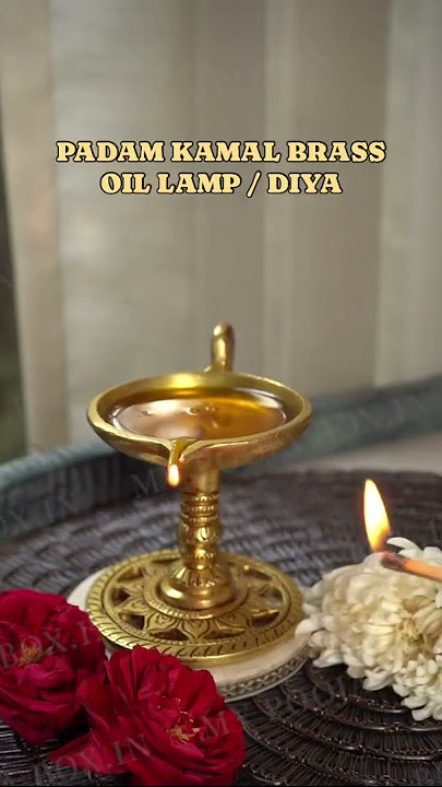 Brass Oil Lamp Diya #oillamp #lamp #diya #brassdecor #brassdiya #indianhomedecor #brassdecor