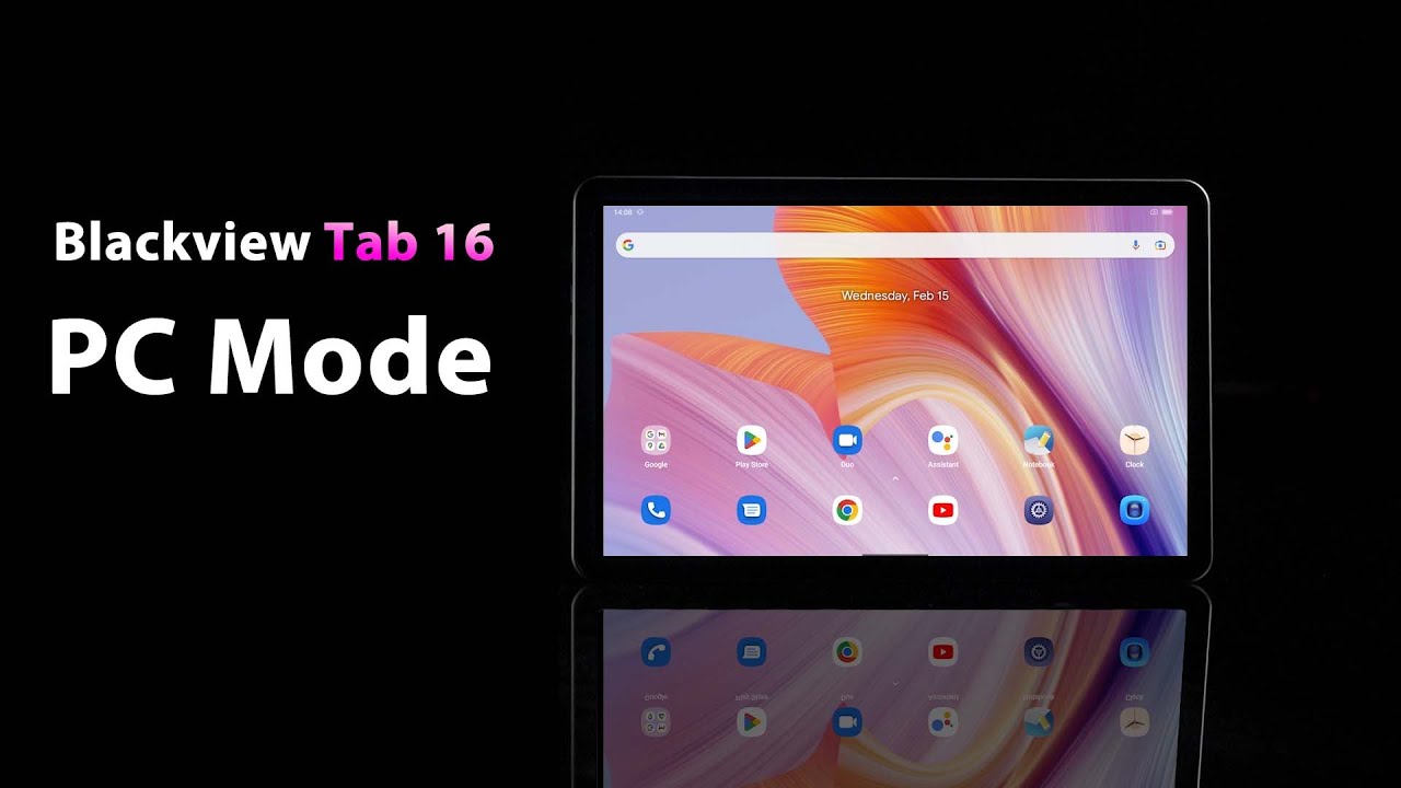 Blackview Tab 16: PC Mode  Act as 11-inch PC & Colorful Themes & Easier  for Multi-tasking 