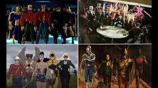 Justice Society of America – Evolution in cartoons, series & films / Sociedade da Justiça - Evolução