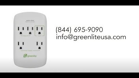 Greenlite Tier 1 Advanced Power Strip Operation for 5 Outlet and 5 Outlet with Charging Ports