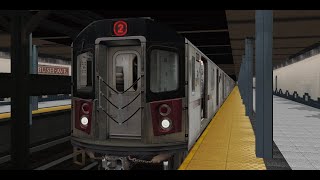 OpenBVE Release Run: R142 TOD & Signage Final Test Run from 241 St to Flatbush Avenue