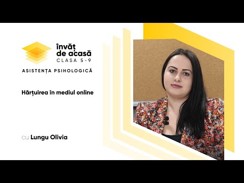 Sfatul psihologului; cl.V-XII; "Hărțuirea în mediul online"