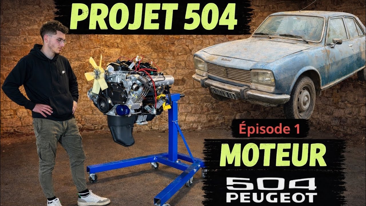 Je redonne vie au moteur de ma Peugeot 504 !