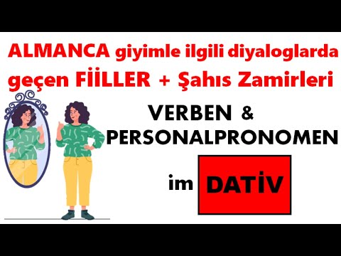 65.DERS ALMANCA |11.sınıf 3.ÜNİTE ders 15|Dativ-fiiller ve şahıs zamirleri