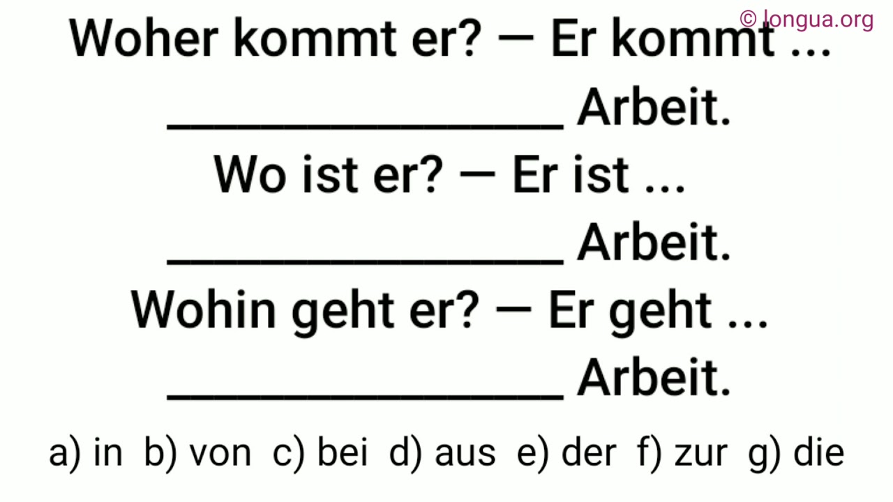 Arbeit In Bestimmter Zeit 6 Buchstaben die Arbeit, in der Arbeit, zur Arbeit, von der Arbeit, bei der Arbeit