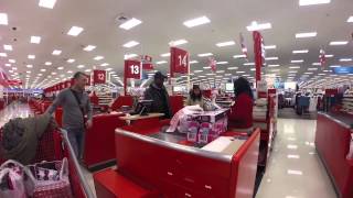 Black Friday Shopping GoPro 112814 Checking out Target Q3 1