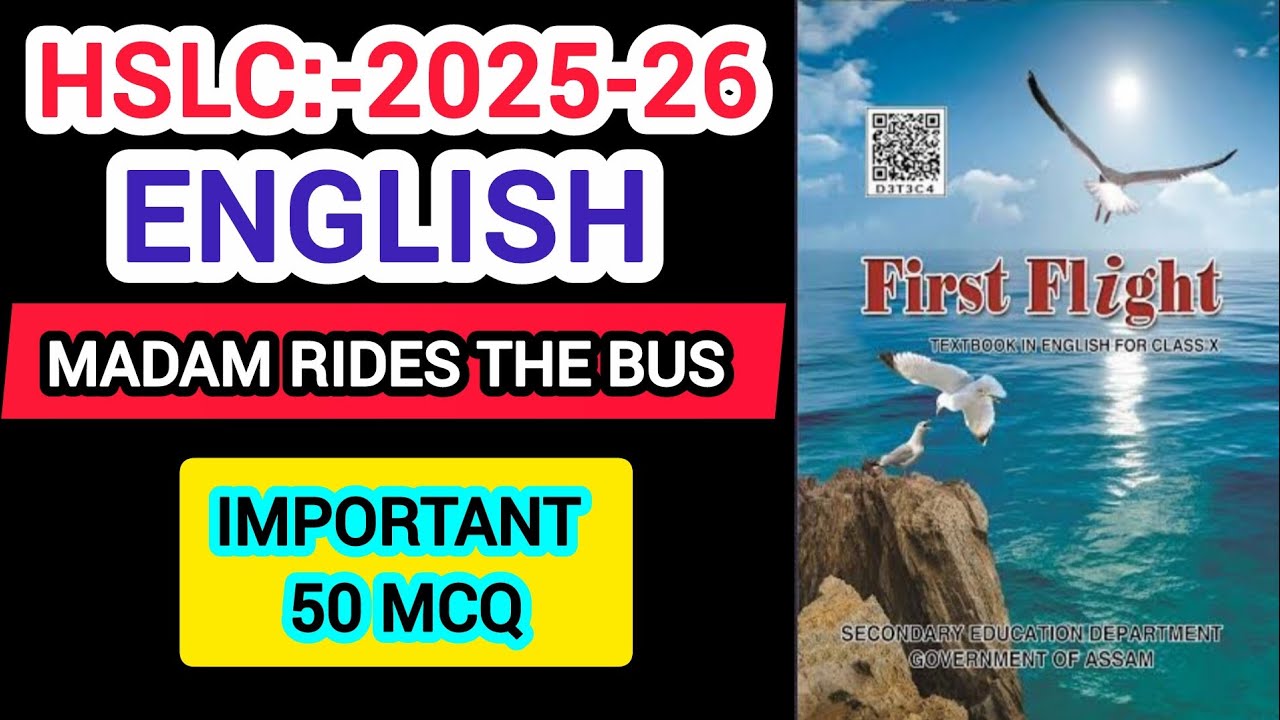 MADAM RIDES THE BUS II IMPORTANT 50 MCQ QUESTIONS ANSWERS 