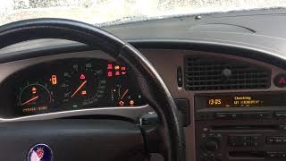 Saab 9-5 2.0t A e85 ethanol cold start -13C