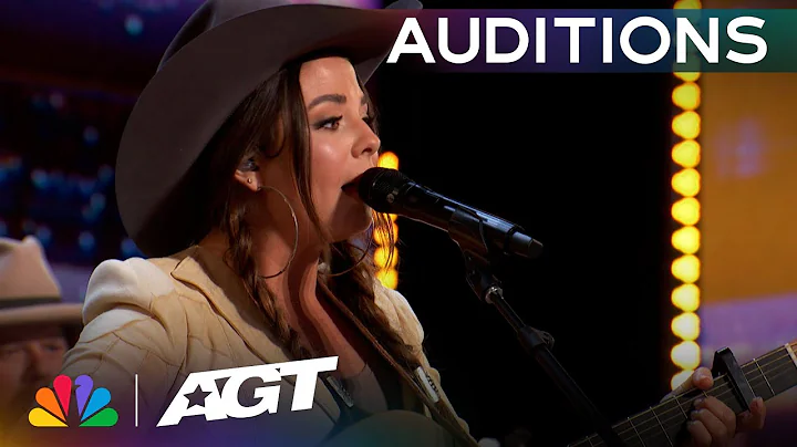 Rodeo queen Kylie Frey sings heartfelt song about her grandpa | Auditions | AGT 2023 - DayDayNews