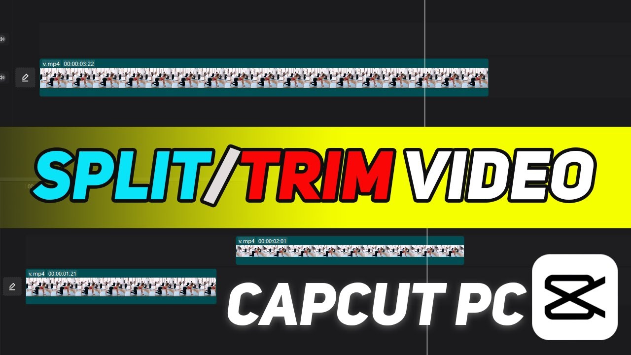 How To Split or Trim video in CapCut PC - YouTube