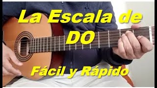 La  escala de DO en guitarra tutorial