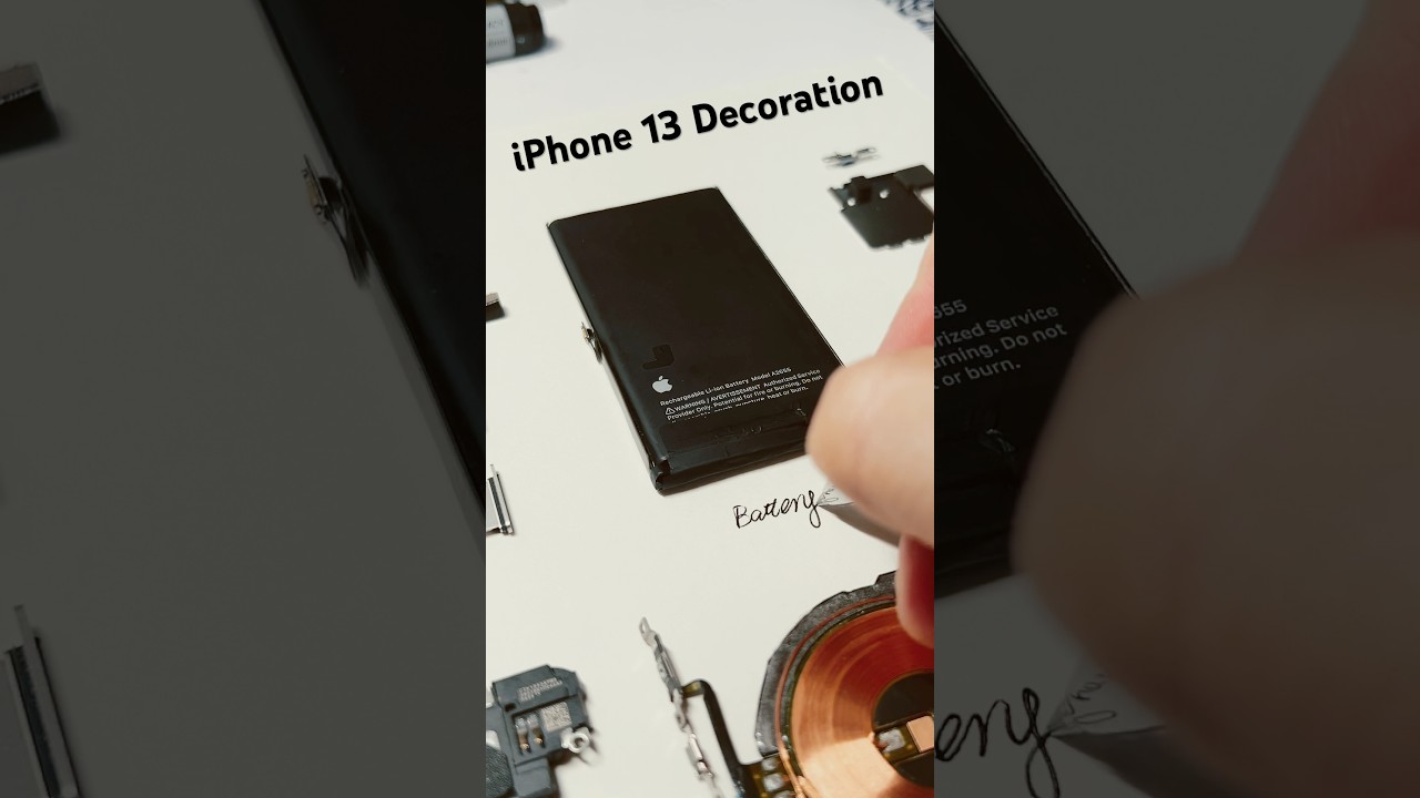 DIY An iPhone 13 Motherboard Decoration Frame, Reuse Your Dead Phones 😇