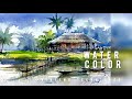 Water color painting tutorial  | water color painting by Prakashan Puthur
