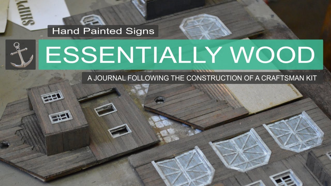 Hand Painted Signs Essentially Wood Shipyard at Foss Journal entry