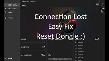 Connection Lost Cloud 2 Wireless | Reset Dongle | Firmware update issue