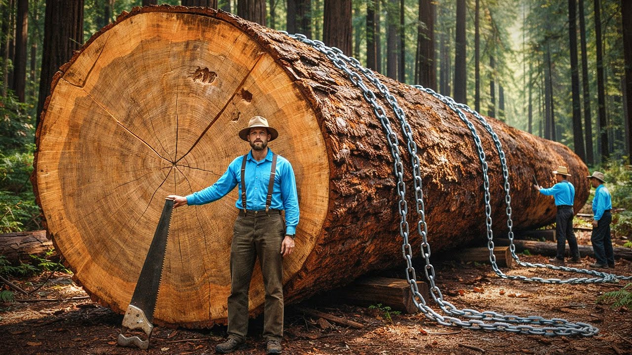 Before Bulldozers: How America Moved 500-Ton Trees