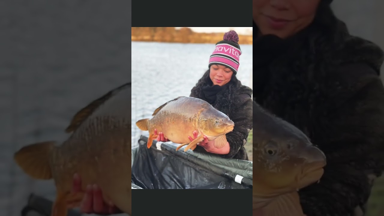 Girl Catches 3 20lb+ Carp! 