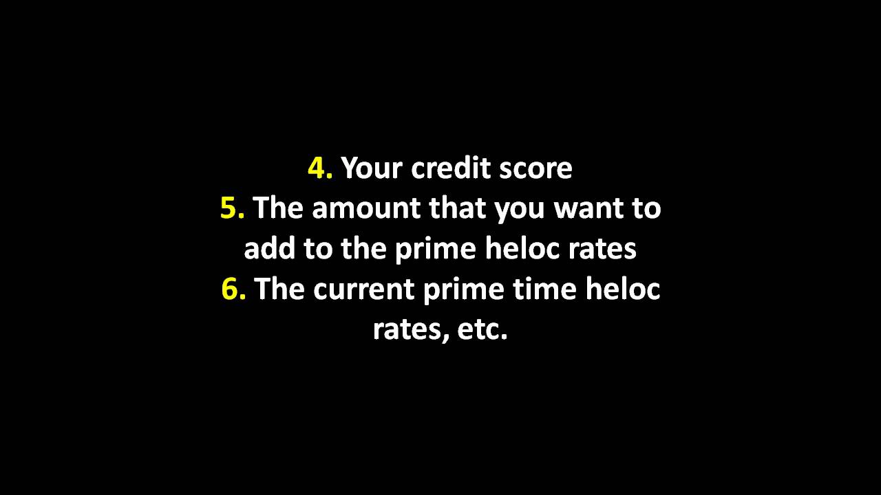 Heloc Rates Best Heloc Rates YouTube