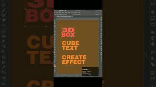 How to make Cube Text Effect in Illustrator | kukk graphic #shorts