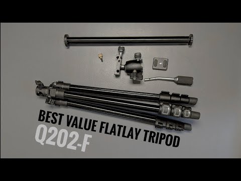 Професійний штатив для предметної зйомки з горизонтальною штангою Beike QZSD Q202FT 49-154 см для телефона камери, видео 1