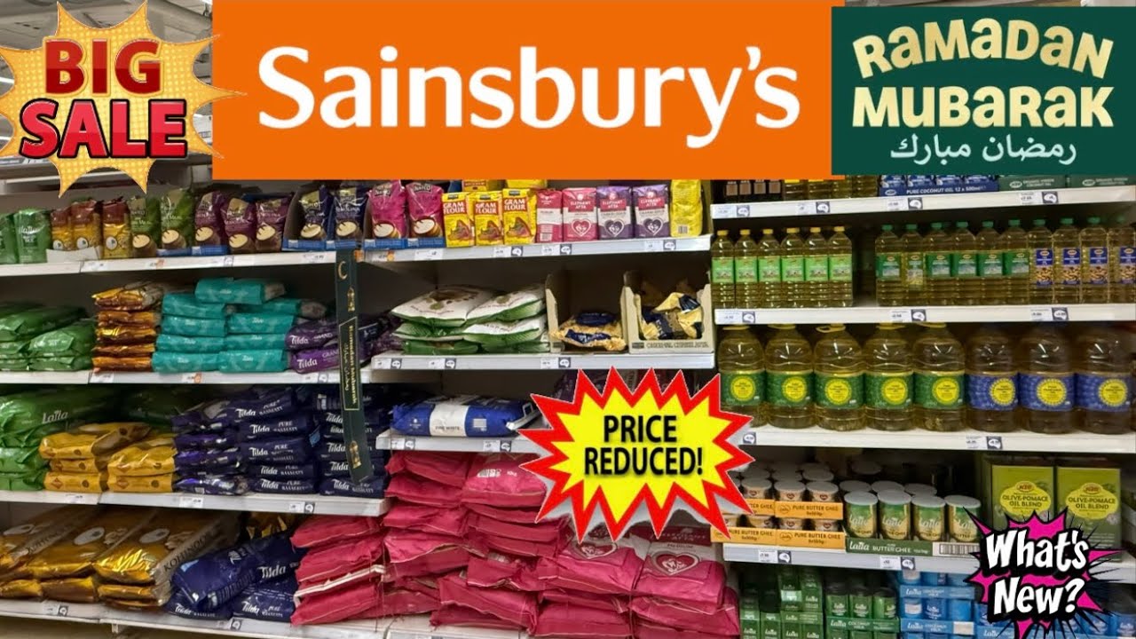Sainsbury’s Ramadan Sale 2026 . Sainsbury’s Price Reduced / Flour / Rice / Oil / Chocolate and More.