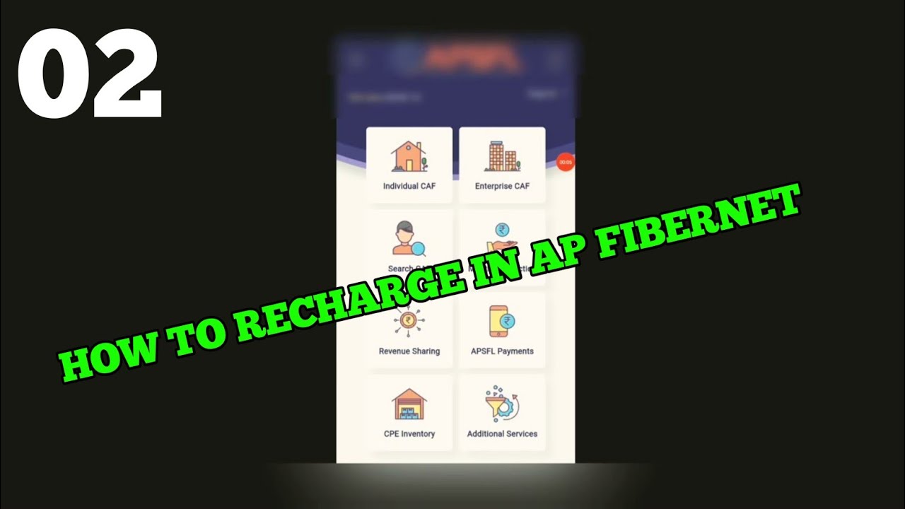 HOW TO RECHARGE AP FIBERNET || TELUGU ||