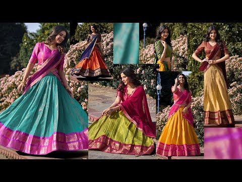 Latest Wedding Wear Half Saree Lehenga Choli | South Indian Lehenga Choli | Ethnic Wear Lehenga - video from Ethnic Plus