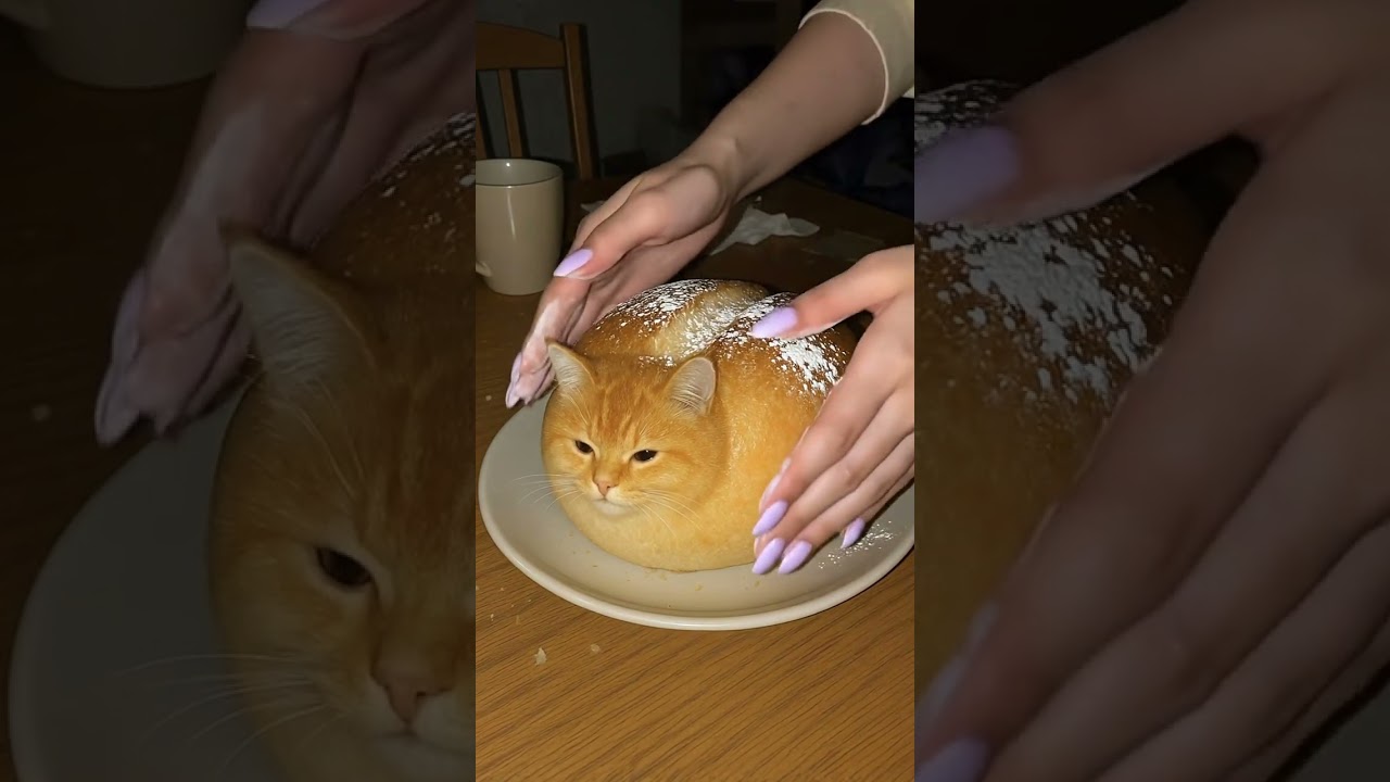 The Bread-Cat: Ultra Realistic Dough Kneading ASMR 🐾🍞