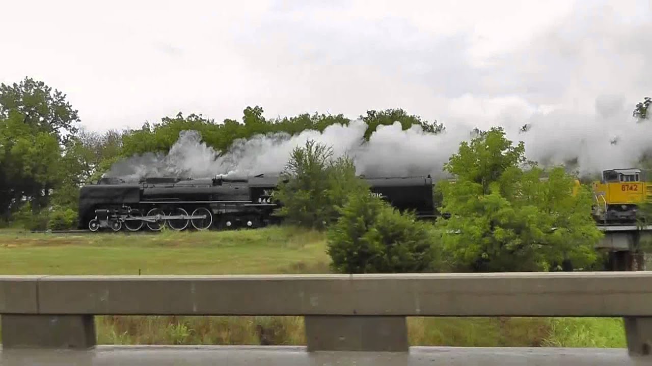 2012-08-14 UP 844 from Topeka to Salina KS on the Salina Sub