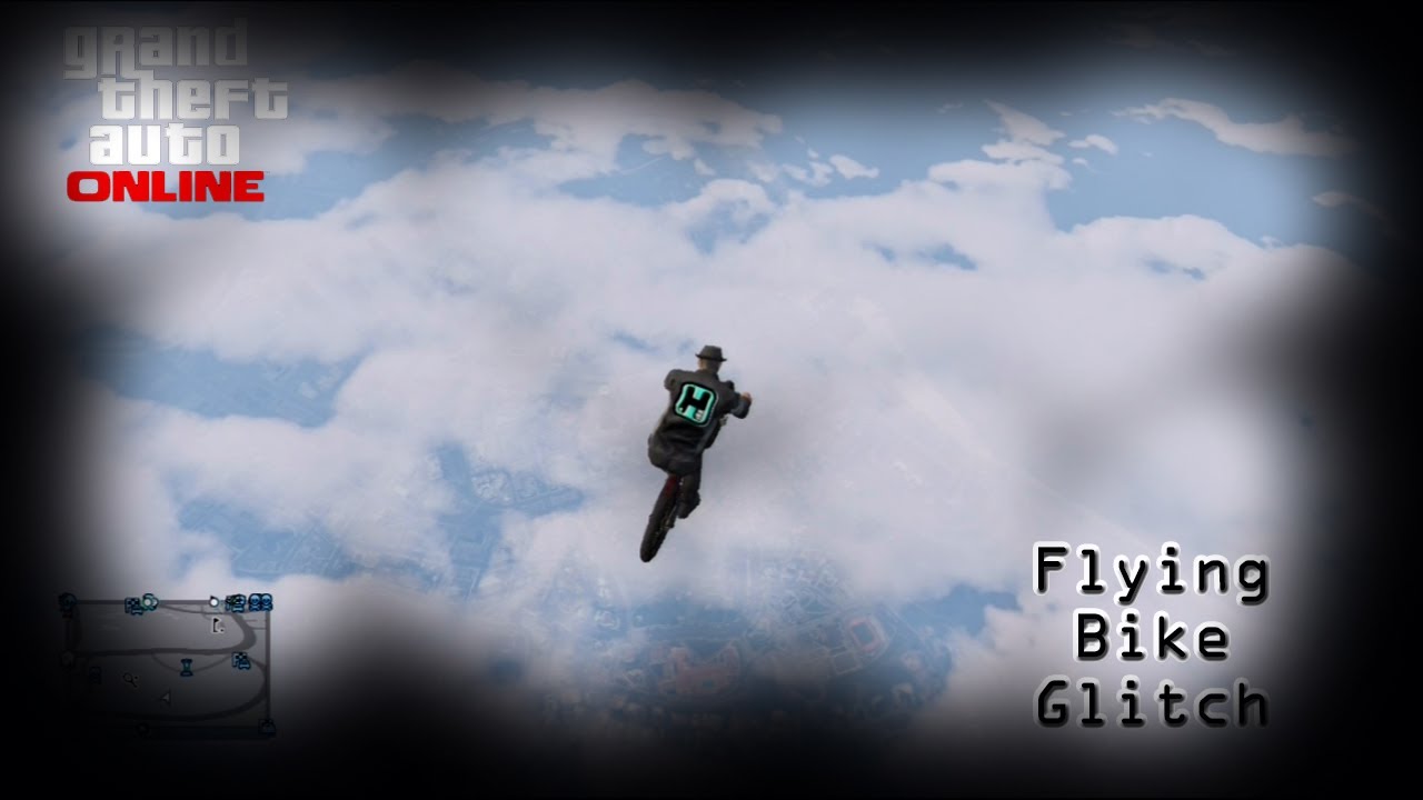 Grand Theft Auto Online Flying Bike Glitch YouTube