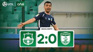 Superliga 5-tur. Bunyodkor - Lokomotiv bahsida kiritilgan gollar va xavfli vaziyatlar (Highlights)