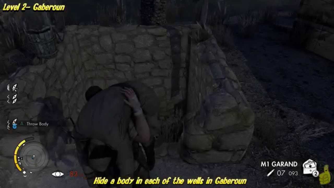 Sniper Elite 3: "Well well well" Trophy/Achievement (All 4 well locations) - HTG