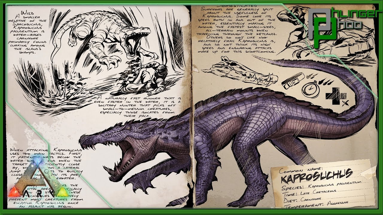 Ark Basic Kaprosuchus - EVERYTHING YOU NEED TO KNOW