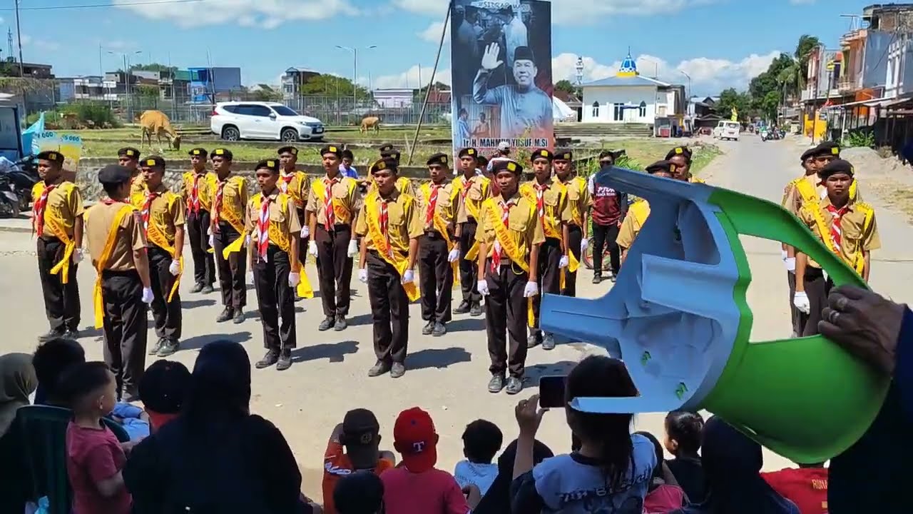 Full Variasi Gerak jalan SMA - SMK Rappang - Sidrap. HUT RI 79 2024.