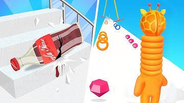 Long Neck Run 🆚 Fragile Roll 3D🌻🧿🌺🌈Max Levels Walkthrough Android IOS Update Gameplay HE193