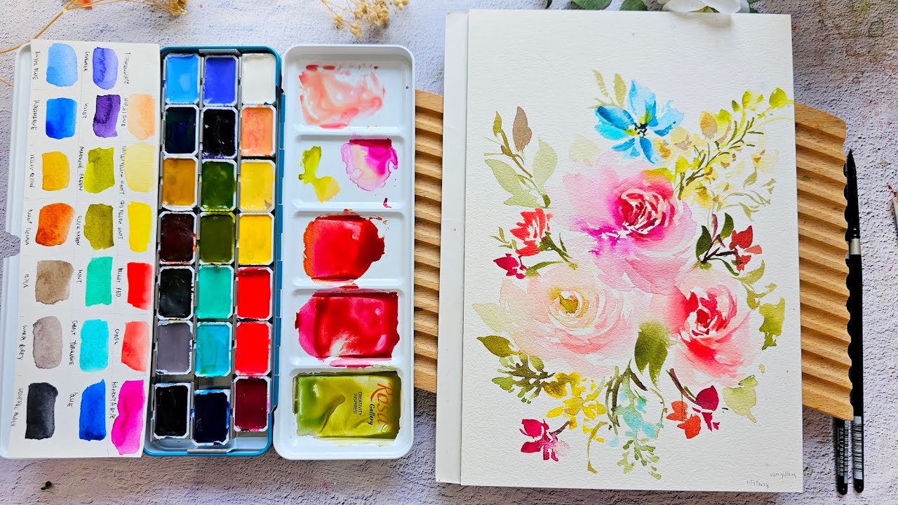 Extra Paint Set - Beautiful Blooms