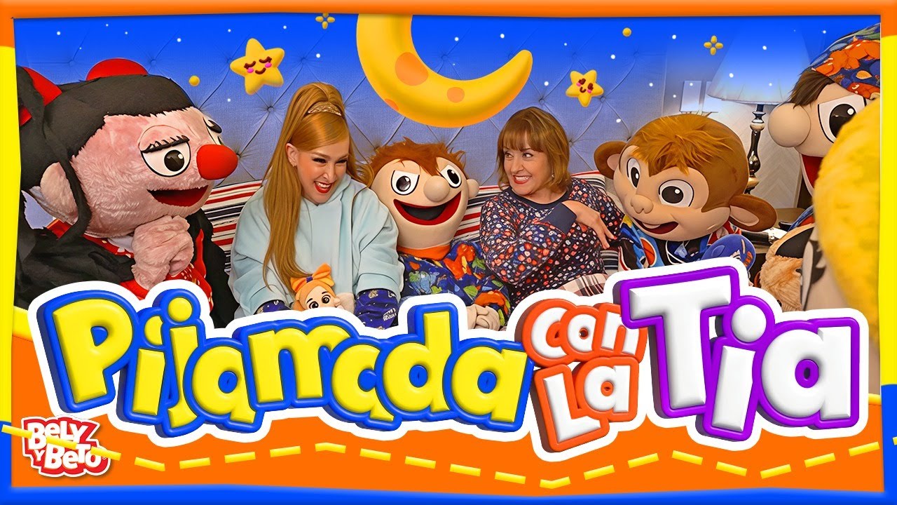Pijamada con nuestra tía @licmariajulia - Bely y Beto