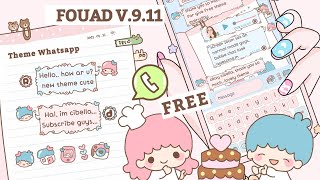 Sanrio Themes Android FREE || Fouad Whatsapp v.9.11 Update 2022 screenshot 4