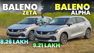 New Suzuki Baleno Zeta vs Alpha comparison 🔥 l Baleno Zeta vs Alpha comparison l MRCars