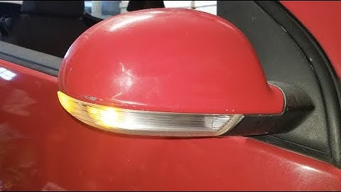 How To Remove & Change VW Rabbit Jetta Passat Golf GTI Mirror Turn Signal Lights