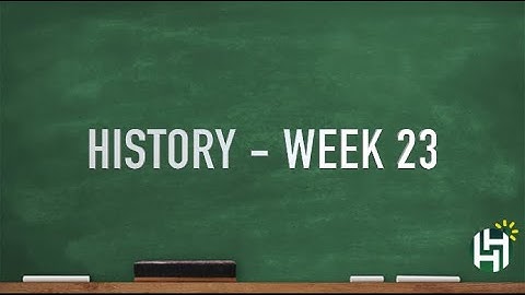 CC Cycle 3 Week 23 History