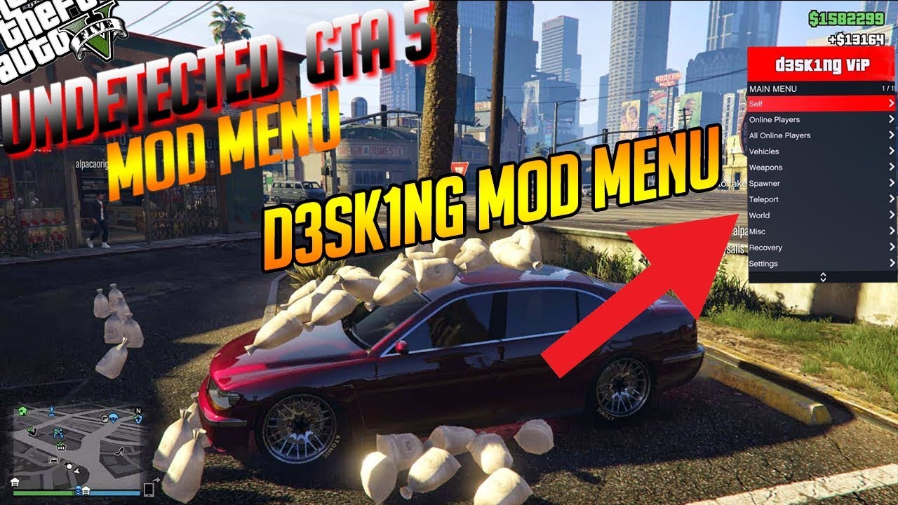 gta 5 mod menu money drop