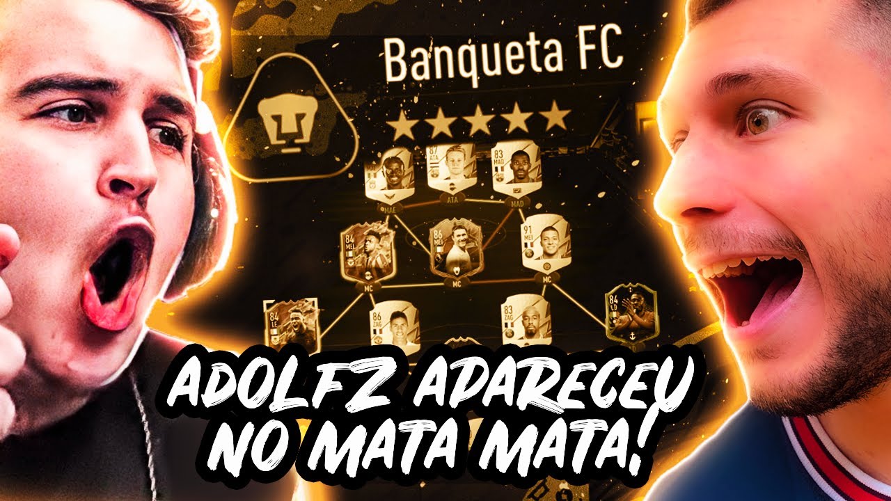 CAÍ CONTRA O ADOLFZ NO MATA-MATA DA WL🛑 UMA BAITA SURPRESA!!! MELHORES MOMENTOS - FIFA 22