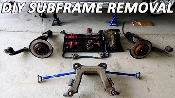 E36 M3 Subframe Removal for a FULL REBUILD! *Step by step DIY*