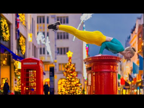 Christmas Gymnastics Photoshoot In London // Behind The Scenes